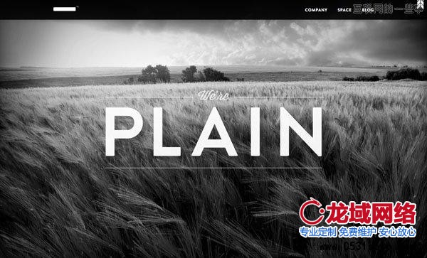 提高網(wǎng)站首屏視覺沖擊感，讓用戶一進(jìn)入網(wǎng)站就會(huì)感覺“很炫”